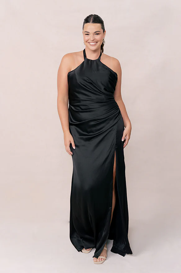 Fallon Satin Dress | Made To Order
