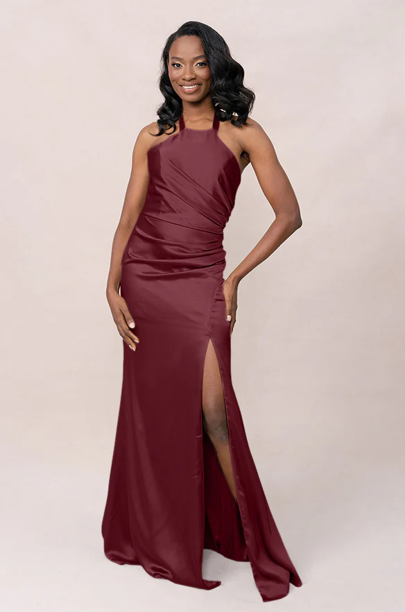 Fallon Satin Dress | Made To Order - Image 56