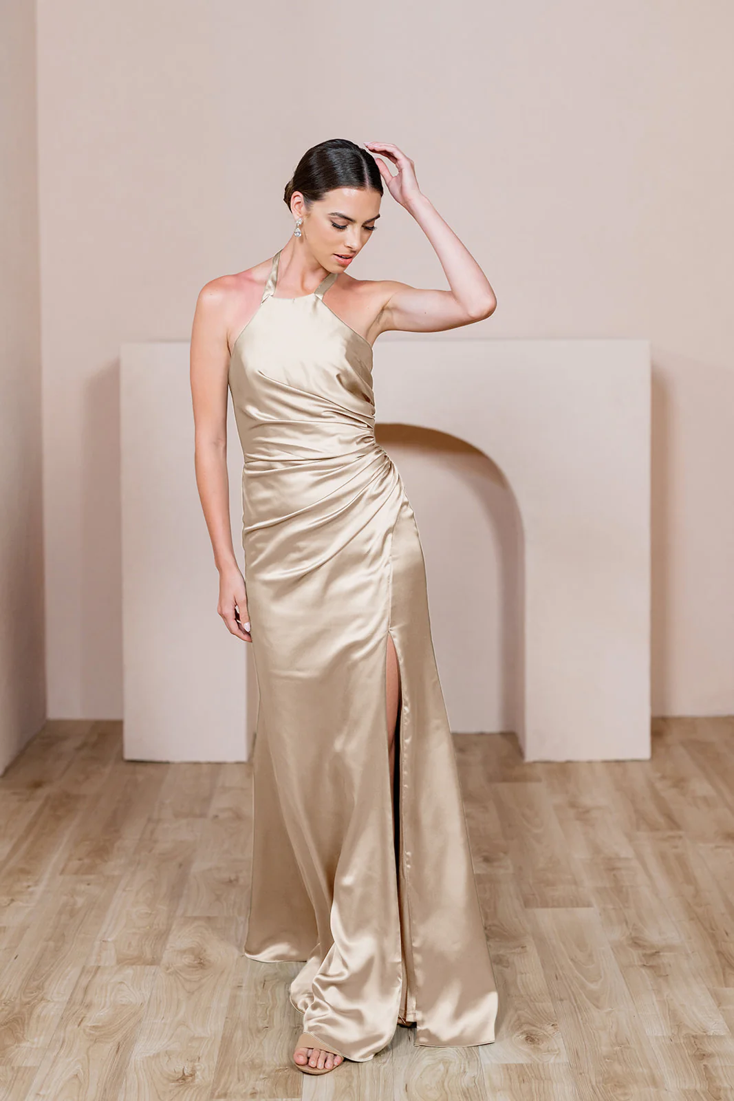 Fallon Satin Dress | Made To Order - Image 96