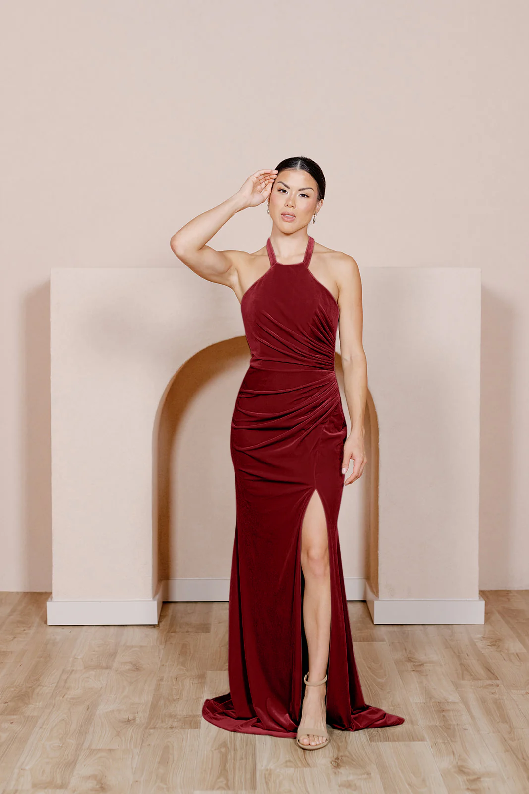 Fallon Velvet Dress | Made To Order - Image 47