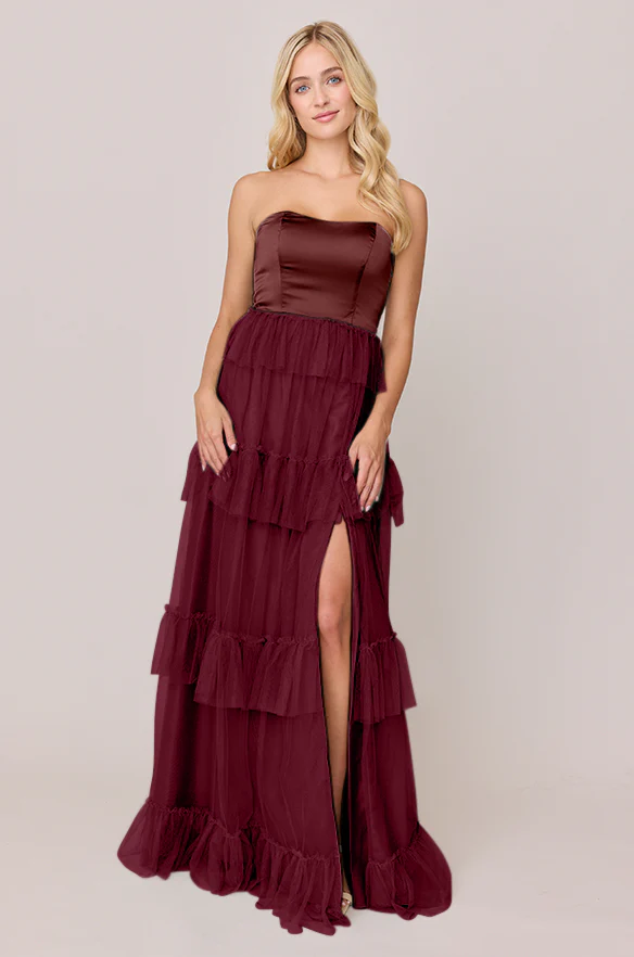Frankie Convertible Satin + Tulle Dress | Made To Order - Image 12
