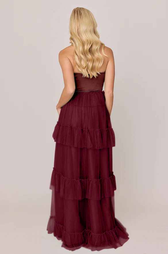 Frankie Convertible Satin + Tulle Dress | Made To Order - Image 13