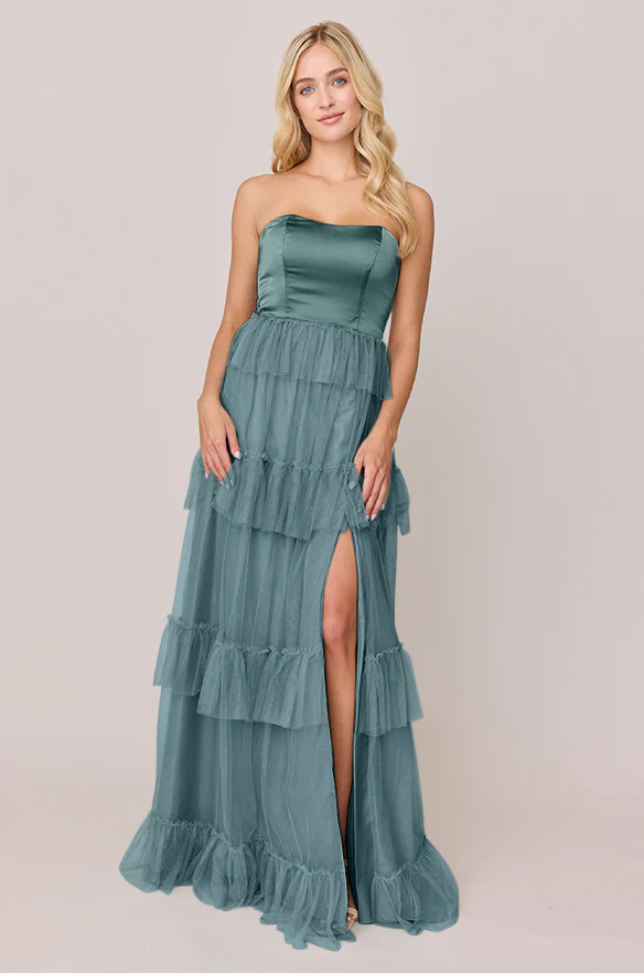 Frankie Convertible Satin + Tulle Dress | Made To Order - Image 20
