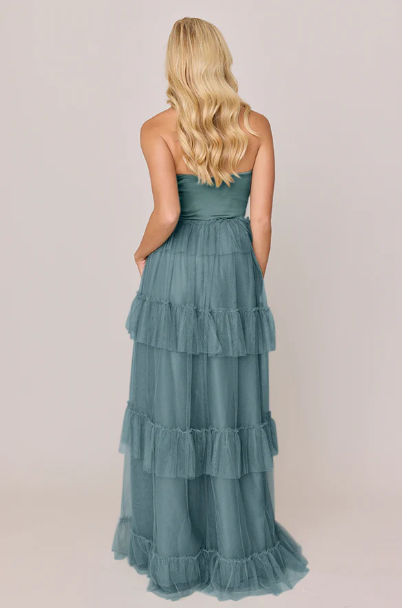 Frankie Convertible Satin + Tulle Dress | Made To Order - Image 21
