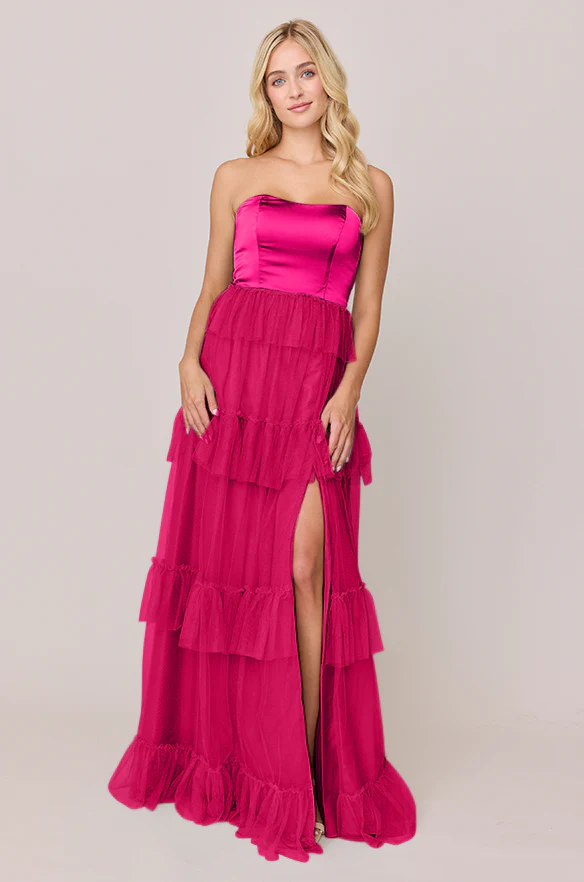 Frankie Convertible Satin + Tulle Dress | Made To Order - Image 26