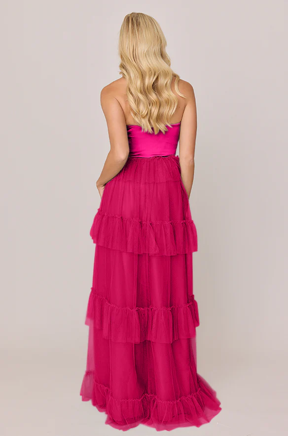Frankie Convertible Satin + Tulle Dress | Made To Order - Image 27