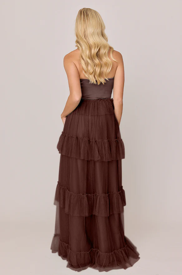 Frankie Convertible Satin + Tulle Dress | Made To Order - Image 33