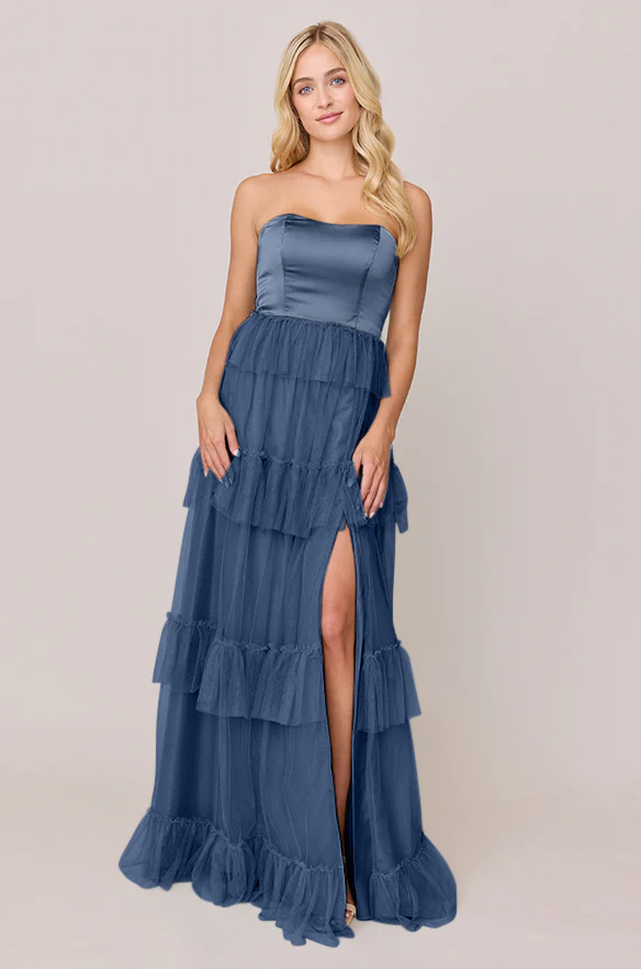 Frankie Convertible Satin + Tulle Dress | Made To Order - Image 38