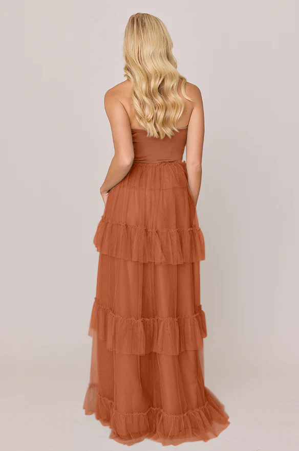 Frankie Convertible Satin + Tulle Dress | Made To Order - Image 49