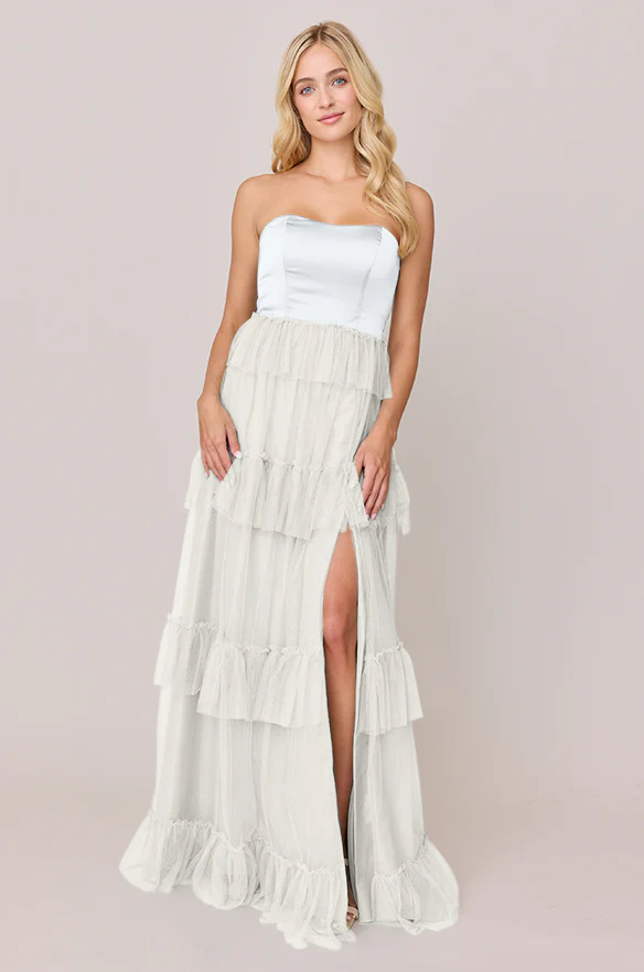 Frankie Convertible Satin + Tulle Dress | Made To Order - Image 54