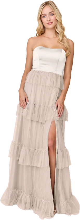 Frankie Convertible Satin + Tulle Dress | Made To Order - Image 68