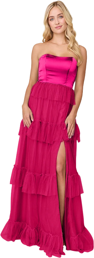 Frankie Convertible Satin + Tulle Dress | Made To Order - Image 69