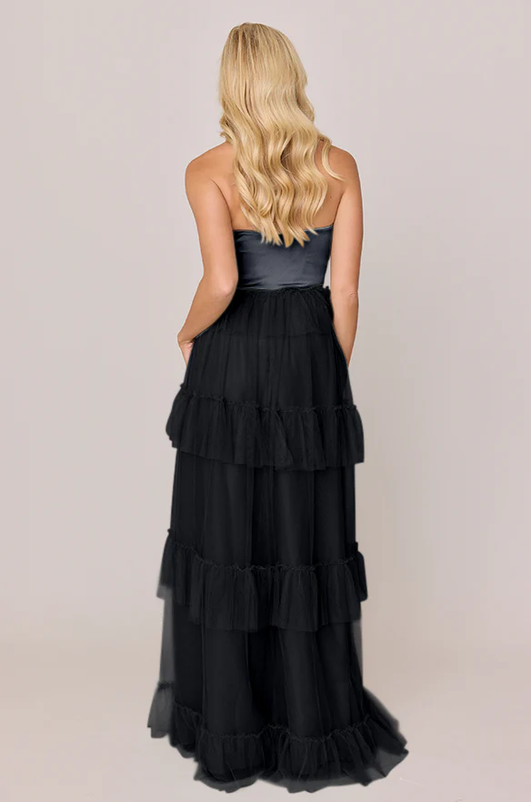 Frankie Convertible Satin + Tulle Dress | Made To Order - Image 7