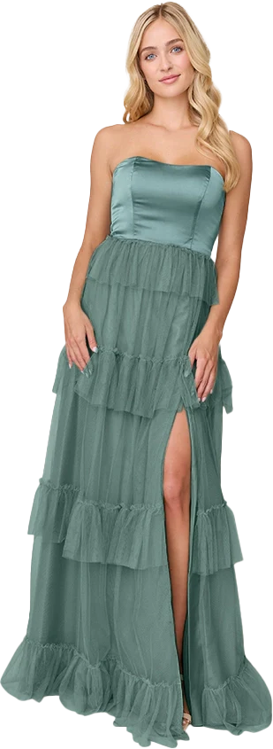 Frankie Convertible Satin + Tulle Dress | Made To Order - Image 79