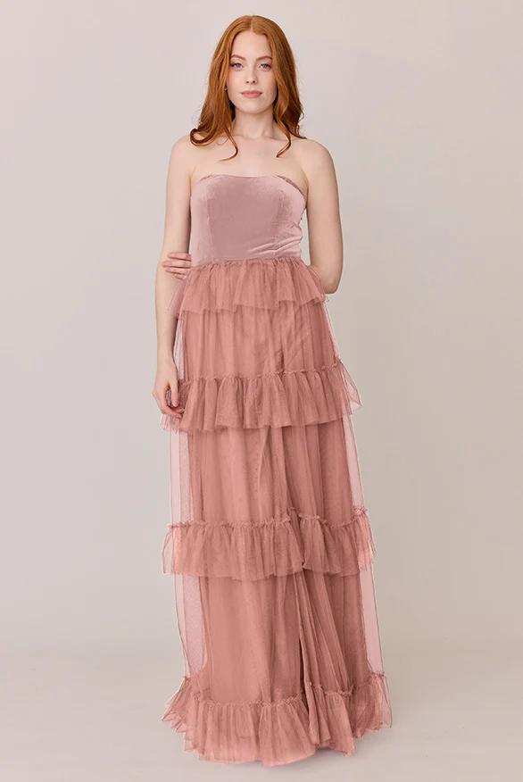 Frankie Convertible Velvet + Tulle Dress | Made To Order - Image 11