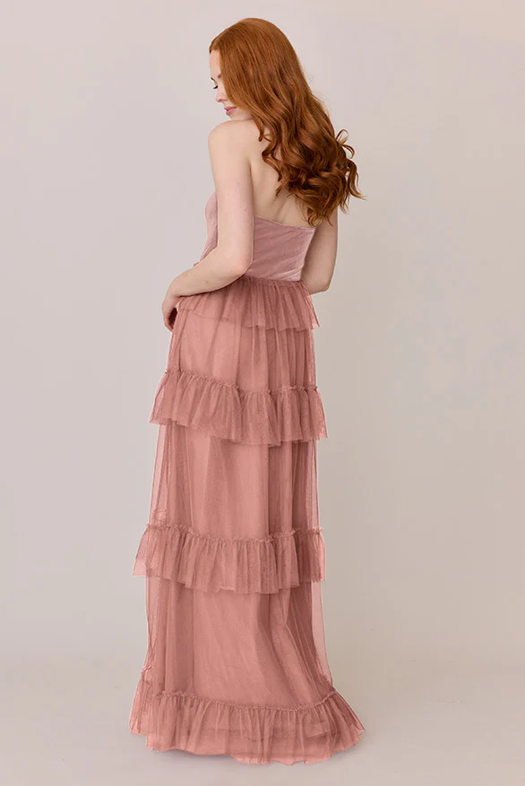 Frankie Convertible Velvet + Tulle Dress | Made To Order - Image 12