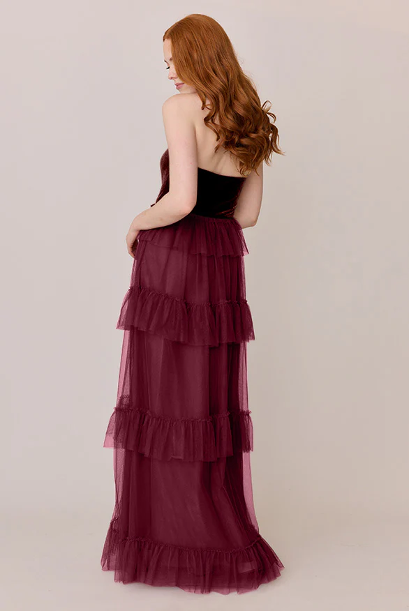 Frankie Convertible Velvet + Tulle Dress | Made To Order - Image 14