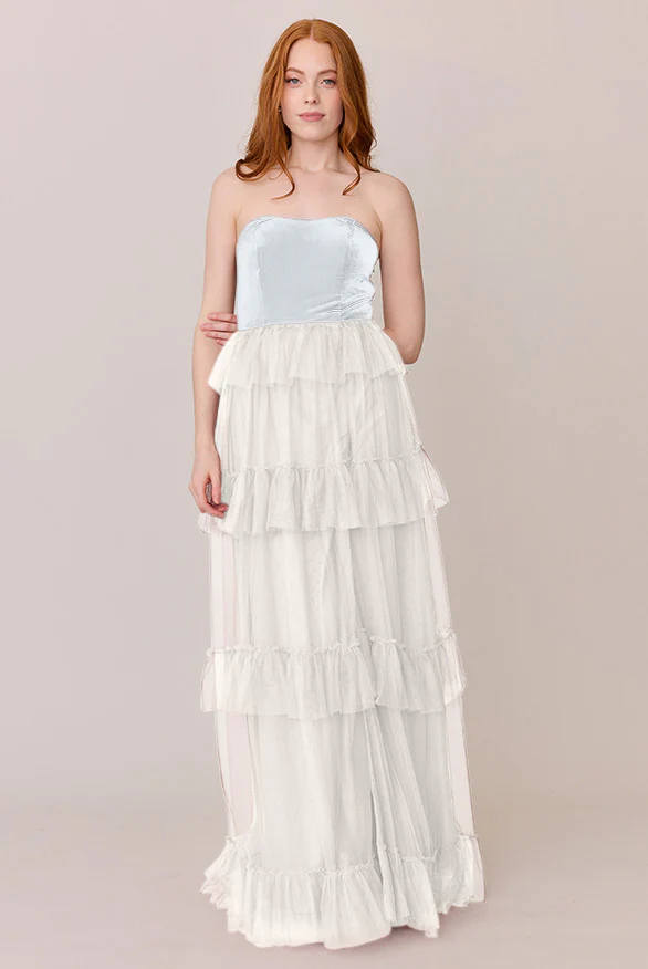 Frankie Convertible Velvet + Tulle Dress | Made To Order - Image 33