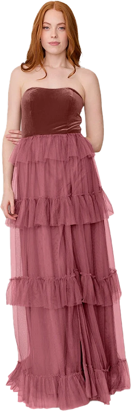 Frankie Convertible Velvet + Tulle Dress | Made To Order - Image 40