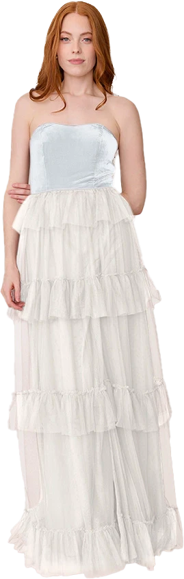 Frankie Convertible Velvet + Tulle Dress | Made To Order - Image 47