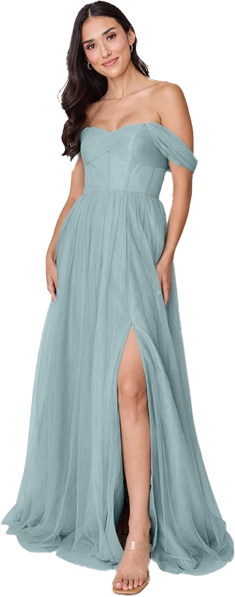 Genevieve Convertible Tulle Dress | Made To Order - Image 98