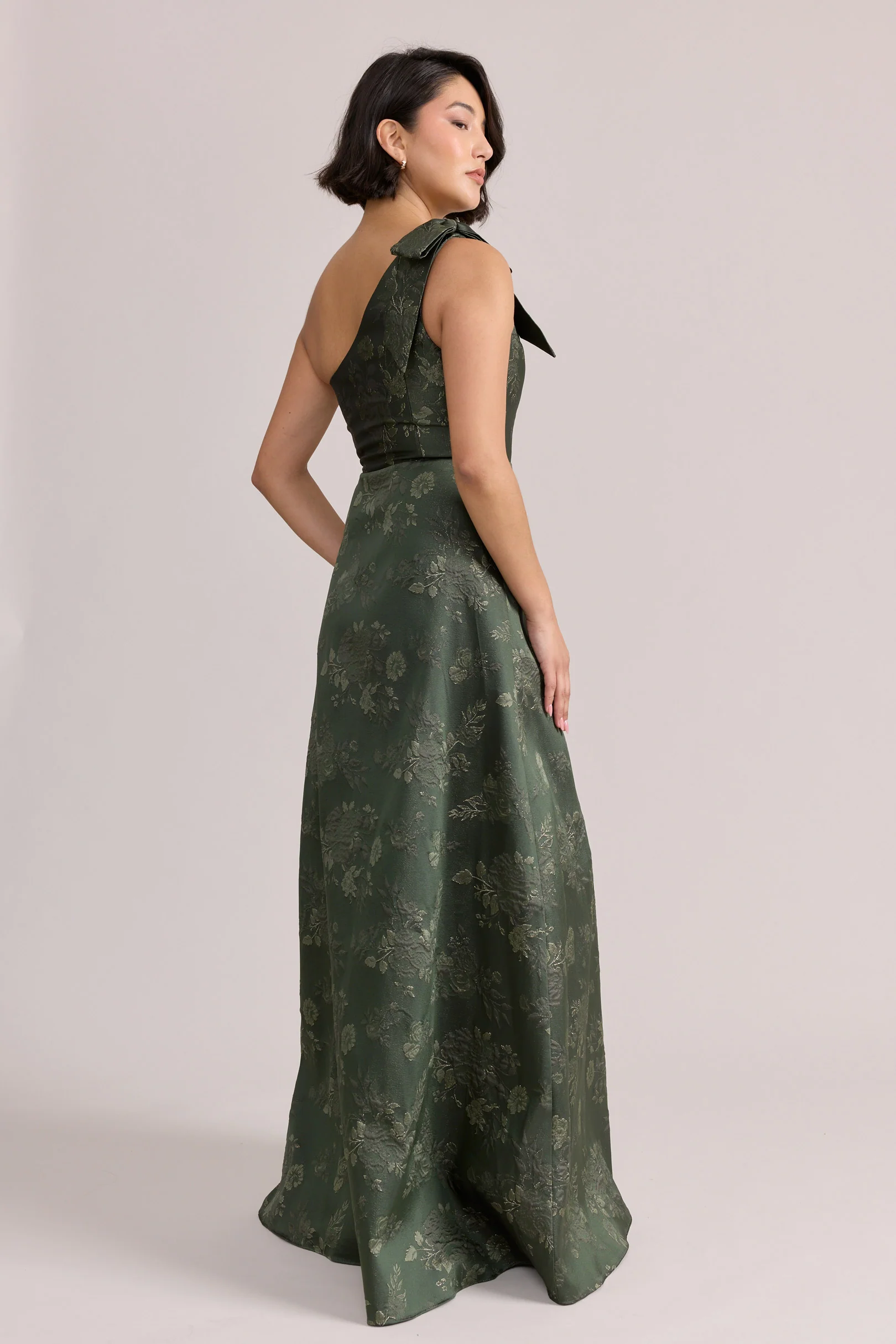 Georgina Jacquard Dress | Made To Order - Image 16