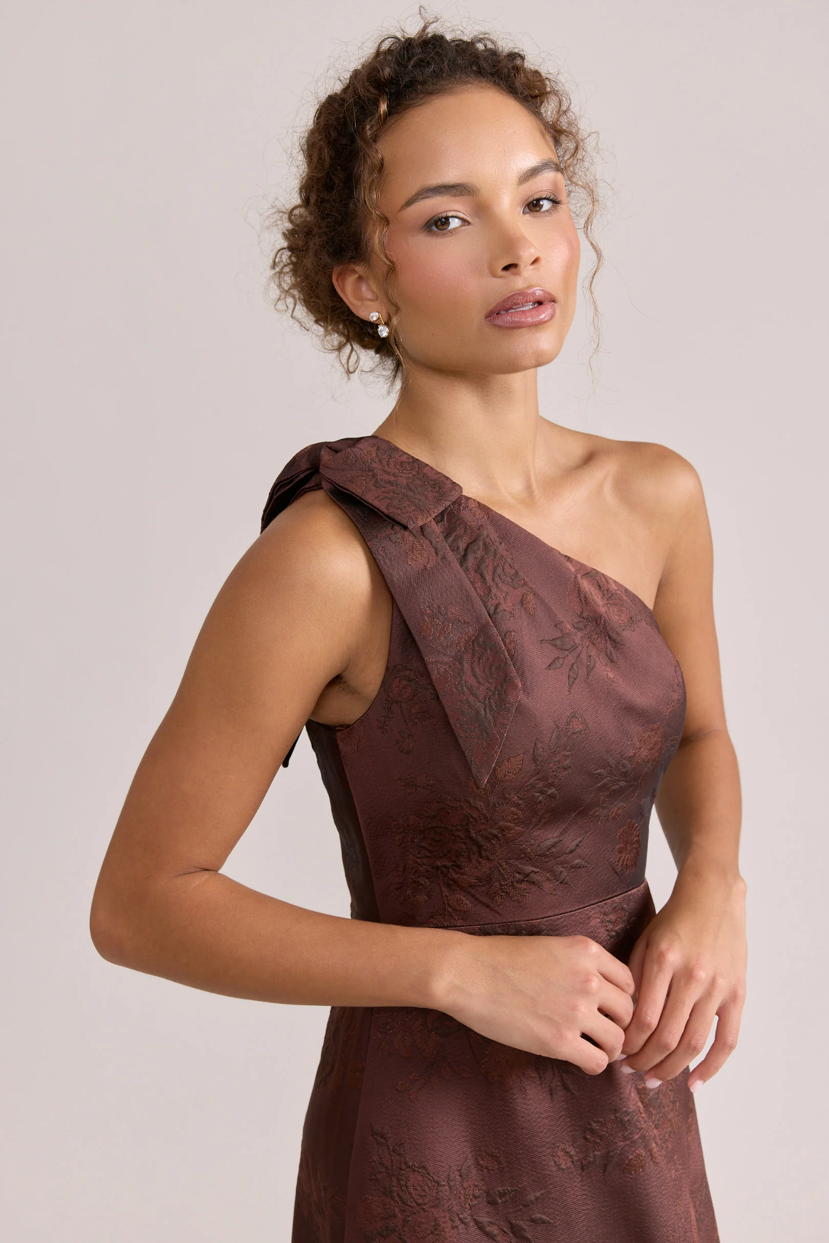 Georgina Jacquard Dress | Made To Order - Image 8