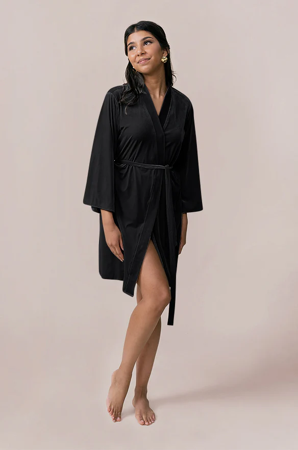 Getting Ready Velvet Robe | Made To Order - Image 5