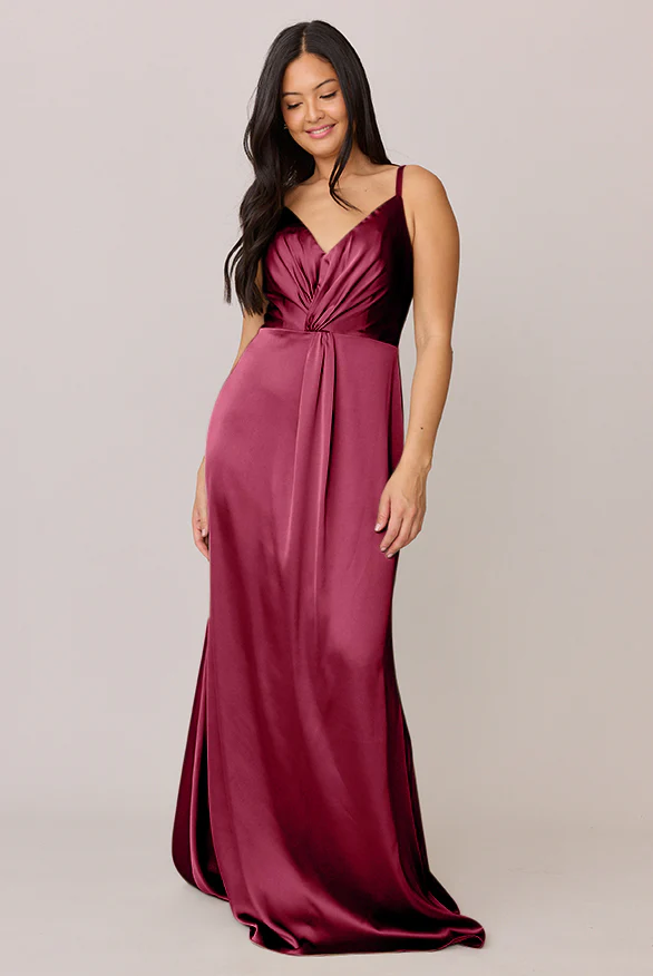 Giada Satin Dress | Made To Order - Image 10