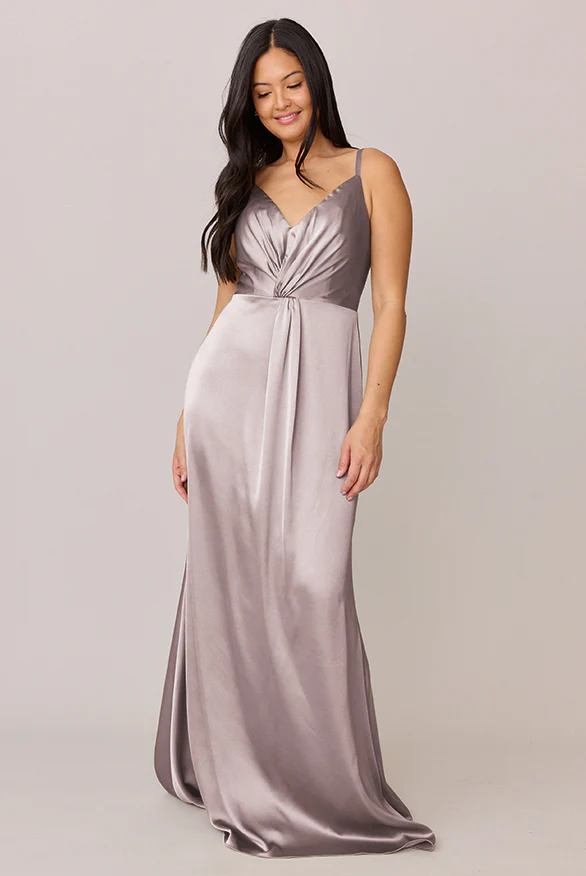 Giada Satin Dress | Made To Order - Image 100