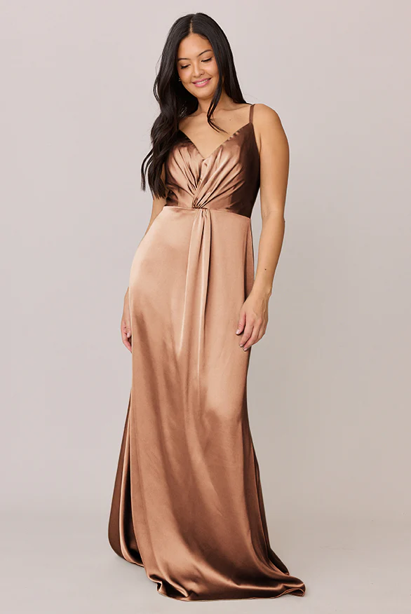 Giada Satin Dress | Made To Order - Image 104