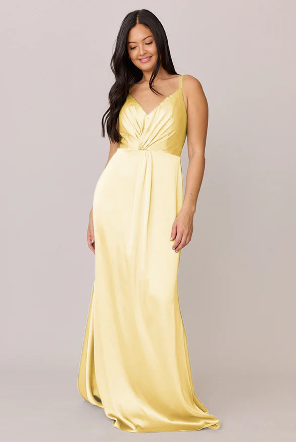 Giada Satin Dress | Made To Order - Image 108