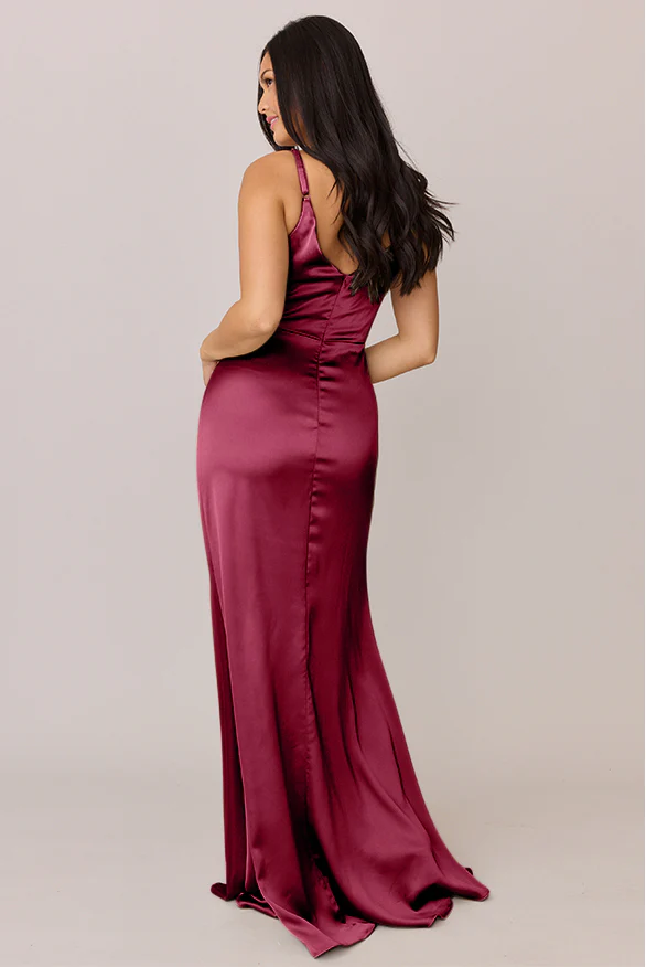 Giada Satin Dress | Made To Order - Image 11