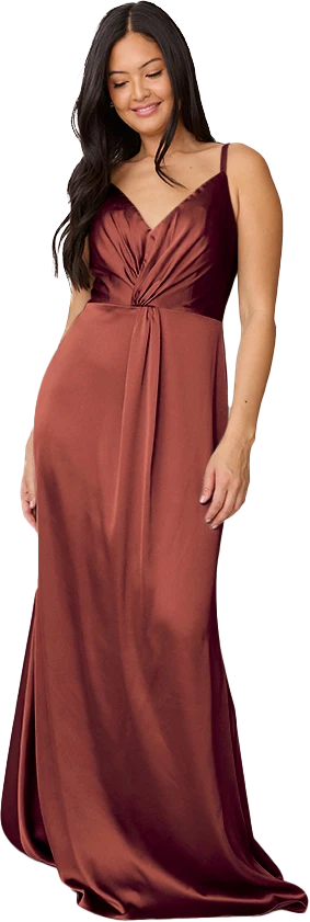 Giada Satin Dress | Made To Order - Image 116