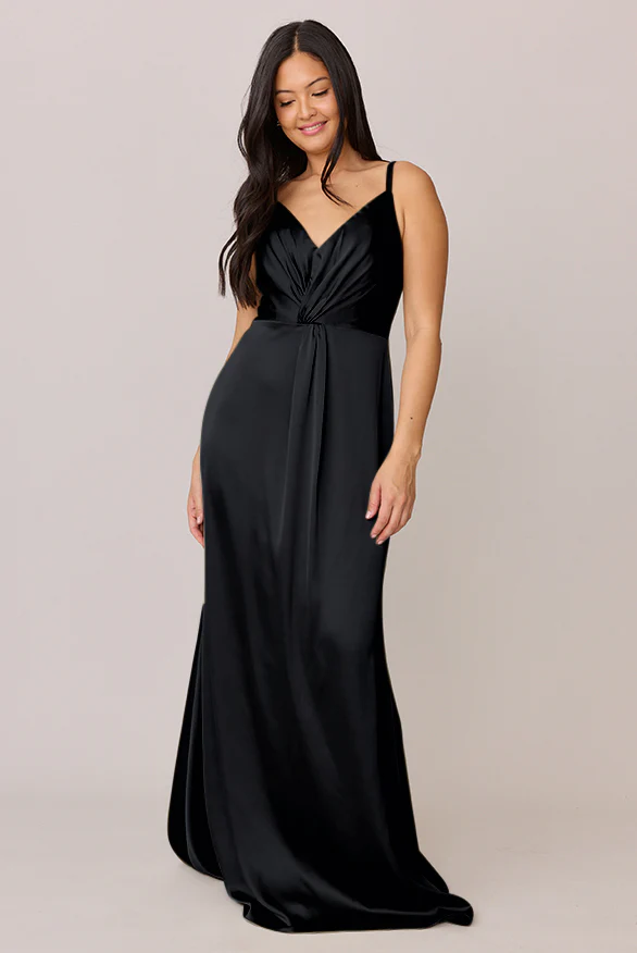 Giada Satin Dress | Made To Order - Image 12