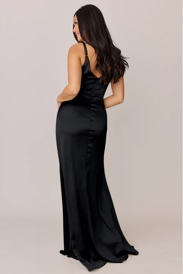 Giada Satin Dress | Made To Order - Image 13