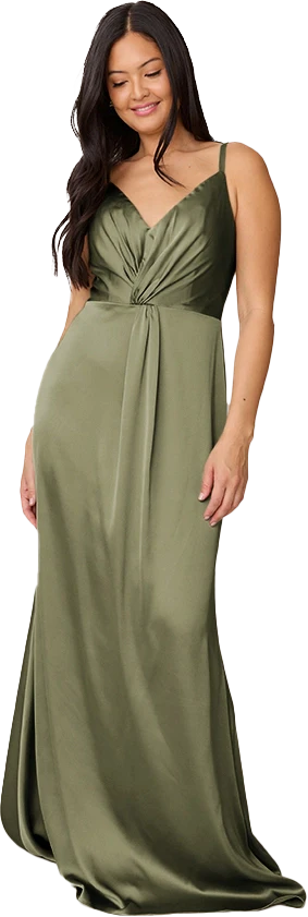 Giada Satin Dress | Made To Order - Image 138