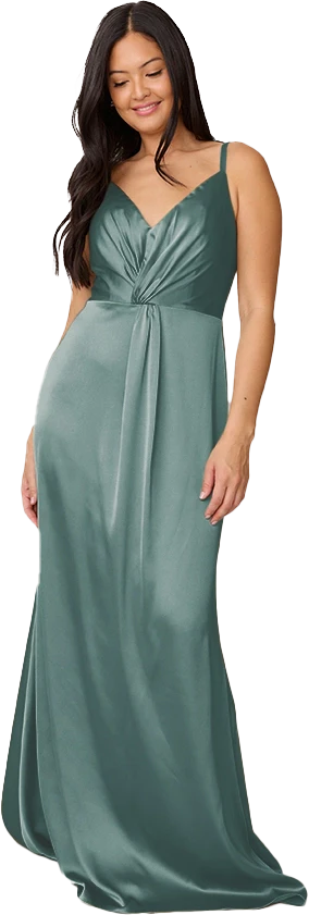 Giada Satin Dress | Made To Order - Image 147