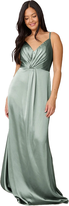 Giada Satin Dress | Made To Order - Image 150
