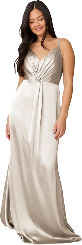 Giada Satin Dress | Made To Order - Image 153