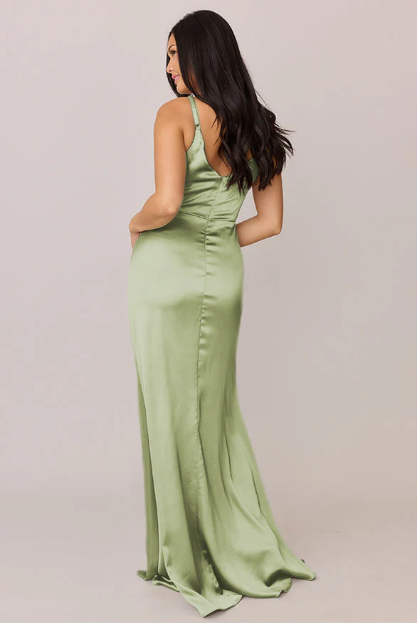 Giada Satin Dress | Made To Order - Image 162