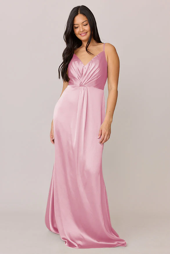 Giada Satin Dress | Made To Order - Image 165