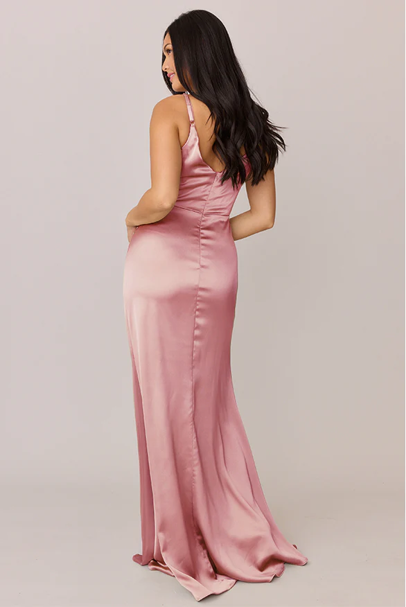 Giada Satin Dress | Made To Order - Image 17