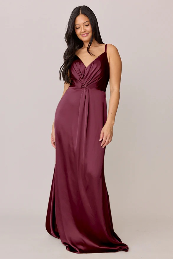 Giada Satin Dress | Made To Order - Image 18