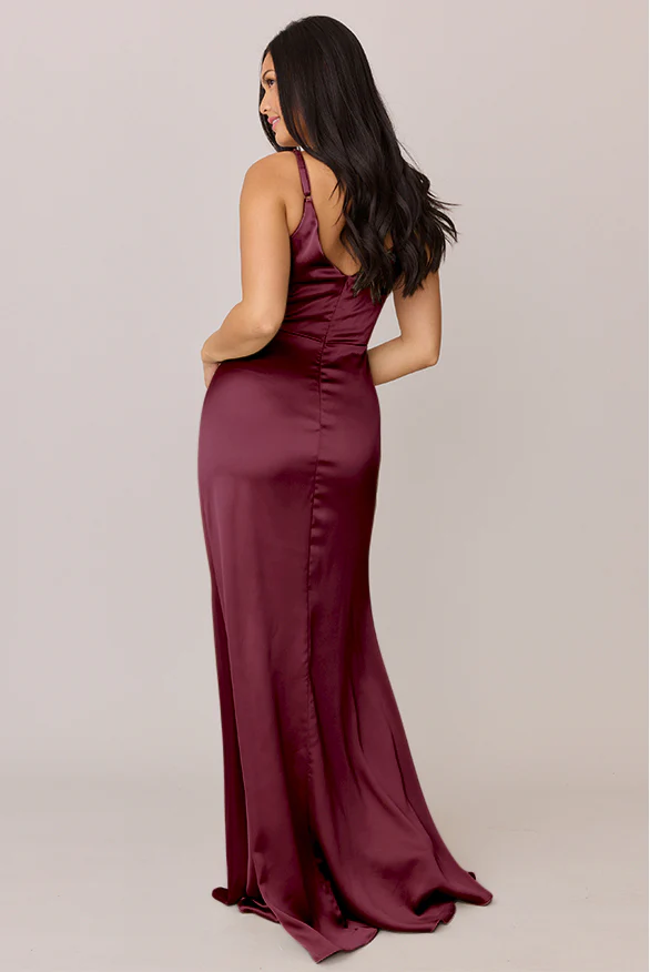Giada Satin Dress | Made To Order - Image 19
