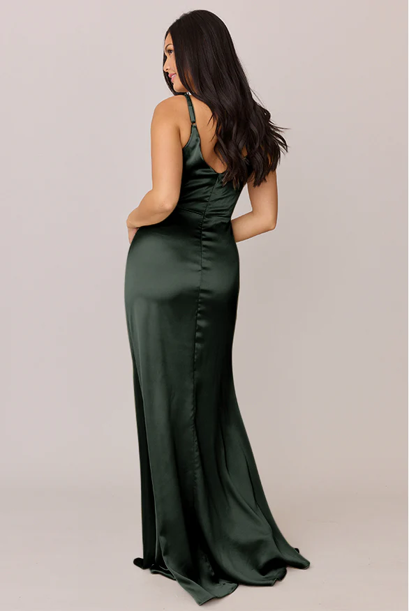 Giada Satin Dress | Made To Order - Image 27
