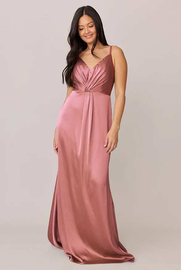 Giada Satin Dress | Made To Order - Image 28