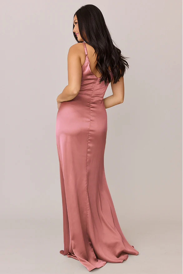 Giada Satin Dress | Made To Order - Image 29