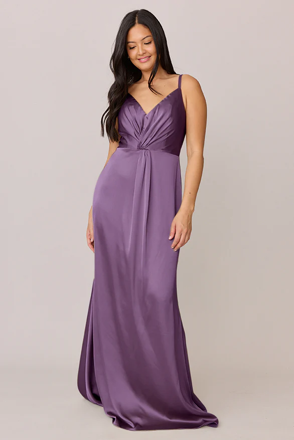 Giada Satin Dress | Made To Order - Image 30