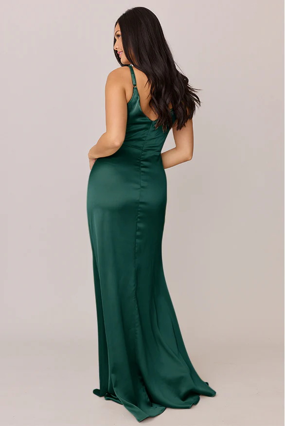 Giada Satin Dress | Made To Order - Image 35